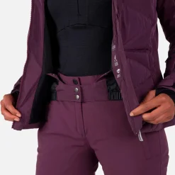 Blouson Ski W Staci Pearly Mulberry Femme Veste De Ski|Veste De Ski Femme