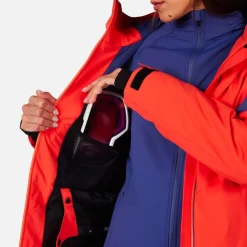 Veste De Ski Femme|Veste De Ski<Rossignol Blouson Ski W Strawpile Jkt Orange Flame