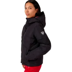 Discount Blouson Ski W Wispile Puffy Jkt Black Femme Veste De Ski Femme|Veste De Ski