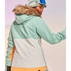 Veste De Ski Femme|Veste De Ski<Roxy Blouson Ski Shelter Cameo Green