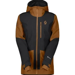 Veste De Ski Homme|Veste De Ski<Scott Blouson Ski M's Vertic Gtx 2L Jacket Black Bread Brown