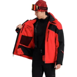 Discount Blouson Ski Leader Jkt Red Homme Veste De Ski Homme|Veste De Ski