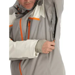 Veste De Ski Homme|Veste De Ski<Spyder Blouson Ski Leader Jkt Concrete