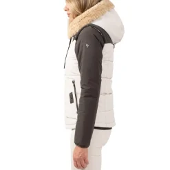 Best Blouson Ski Karoo Beige Clair Femme Veste De Ski|Veste De Ski Femme