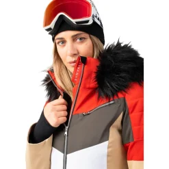 Veste De Ski Femme|Veste De Ski<Sun Valley Blouson Ski Kosmo Argile
