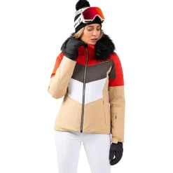 Veste De Ski Femme|Veste De Ski<Sun Valley Blouson Ski Kosmo Argile