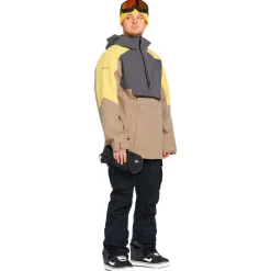 Veste De Ski|Veste De Ski Homme<Volcom Blouson Ski Brighton Pullover Chestnut Brown