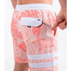 Clearance Boardshort Phntm Eco Block Party Volley 17 Candy Pink Boardshort - Maillot De Bain