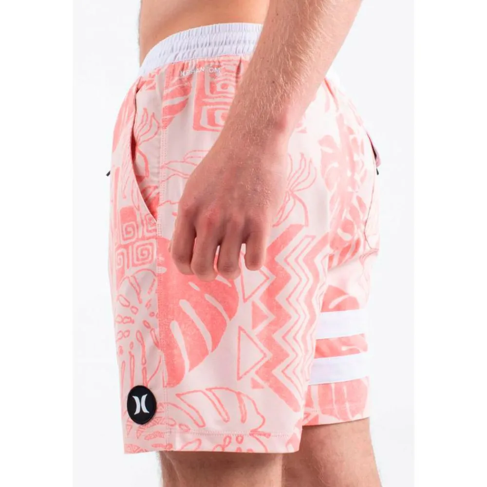 Clearance Boardshort Phntm Eco Block Party Volley 17 Candy Pink Boardshort - Maillot De Bain