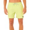Clearance Boardshort Daily Volley 16" Lime Wash Boardshort - Maillot De Bain