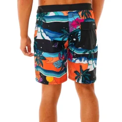 Discount Boardshort Mirage Postcards Black Boardshort - Maillot De Bain