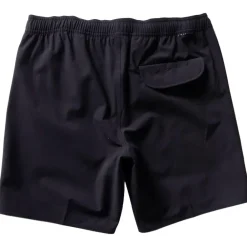 Boardshort Solid Sets Ecolastic 17.5" Black Boardshort - Maillot De Bain