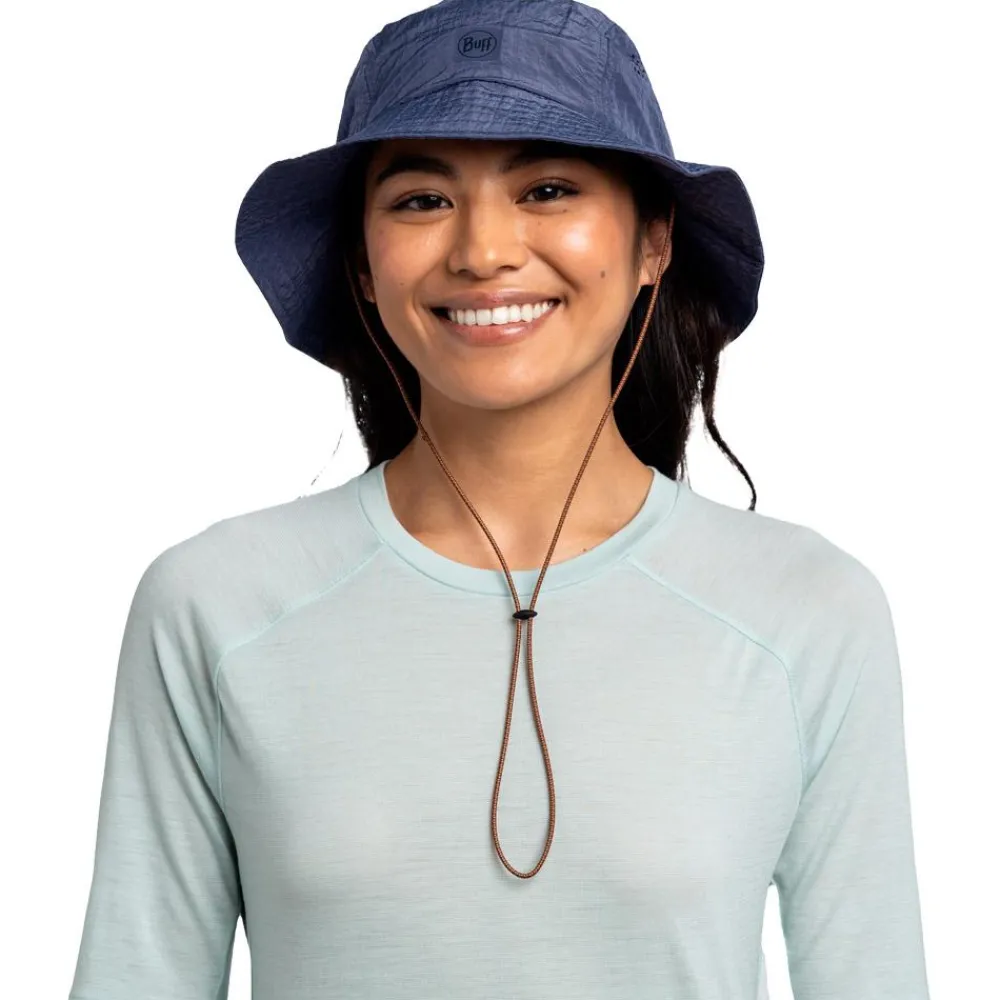 Online Bob Go Bucket Hat Solid Indigo Casquettes
