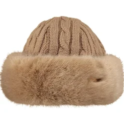 Bonnet Et Bandeau<Barts Bonnet Fur Cable Bandhat Light Brown
