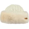 Sale Bonnet Fur Cable Bandhat White Bonnet Et Bandeau