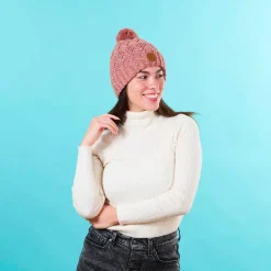 Bonnet Et Bandeau<Cabaia Bonnet Lynchburg Beanie Pink