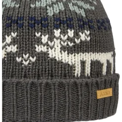 Clearance Bonnet Mae Hat Junior Graphite Jacquard Bonnet Et Bandeau