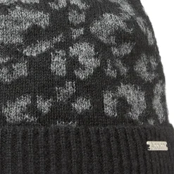 Bonnet Et Bandeau<Cairn Bonnet Sahana Hat Black Leopard