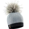 Bonnet Et Bandeau<Ledrapo Bonnet Céleste Light Grey Charcoal Grey