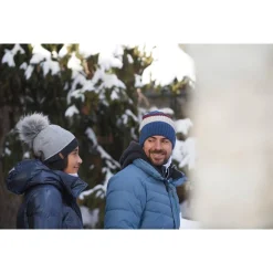 Bonnet Et Bandeau<Ledrapo Bonnet Céleste Light Grey Charcoal Grey