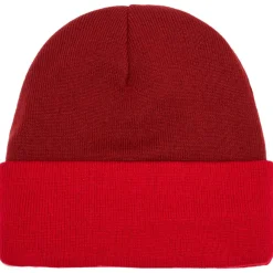 Sale Bonnet Tc Stretch Logo Beanie Red Line Iron Red Bonnet Et Bandeau