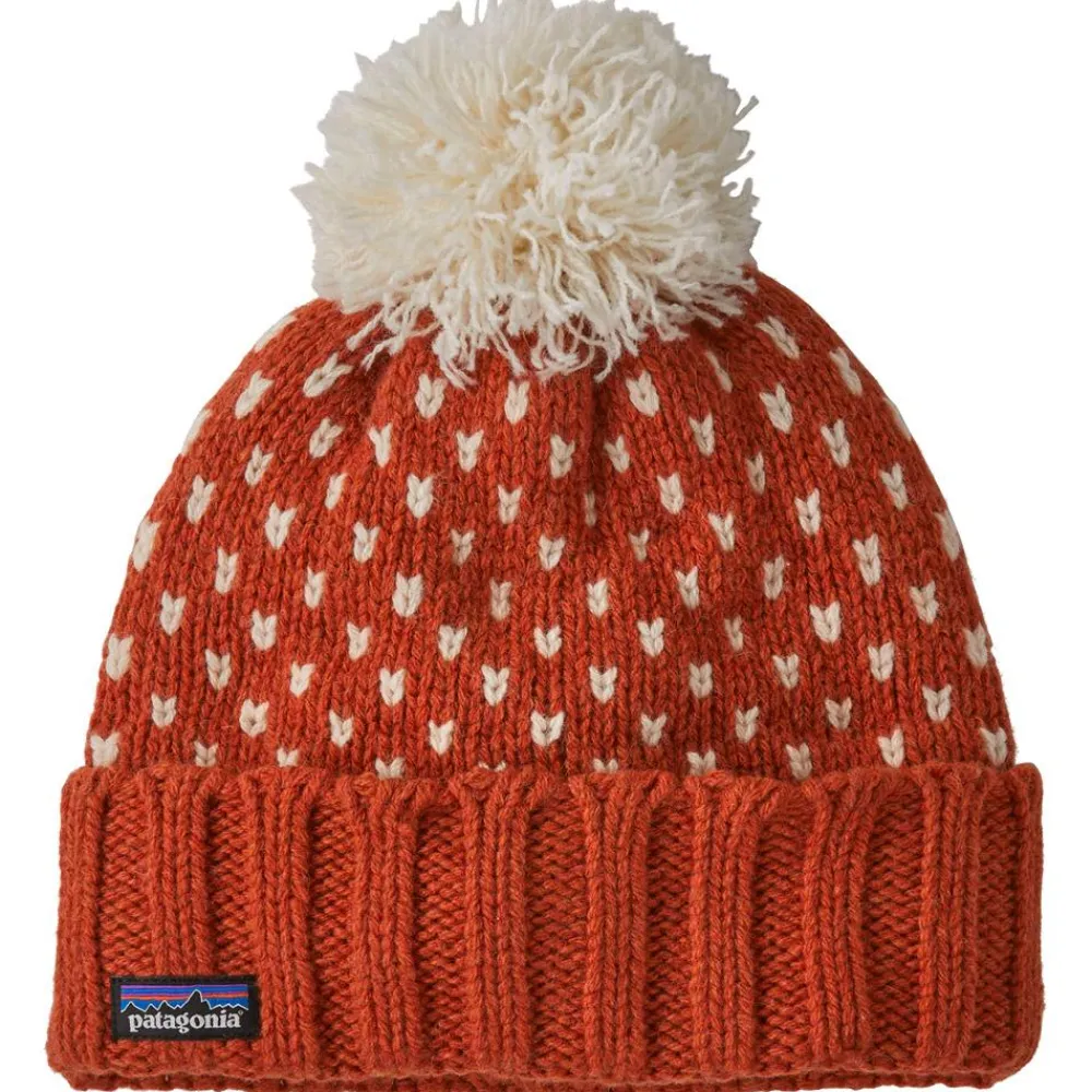 Hot Bonnet Snowbelle Beanie Offset Dot Bursnished Red Bonnet Et Bandeau