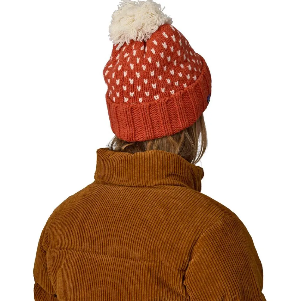 Hot Bonnet Snowbelle Beanie Offset Dot Bursnished Red Bonnet Et Bandeau