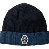 Outlet Bonnet Icons Reg Beanie Black Navy Bonnet Et Bandeau