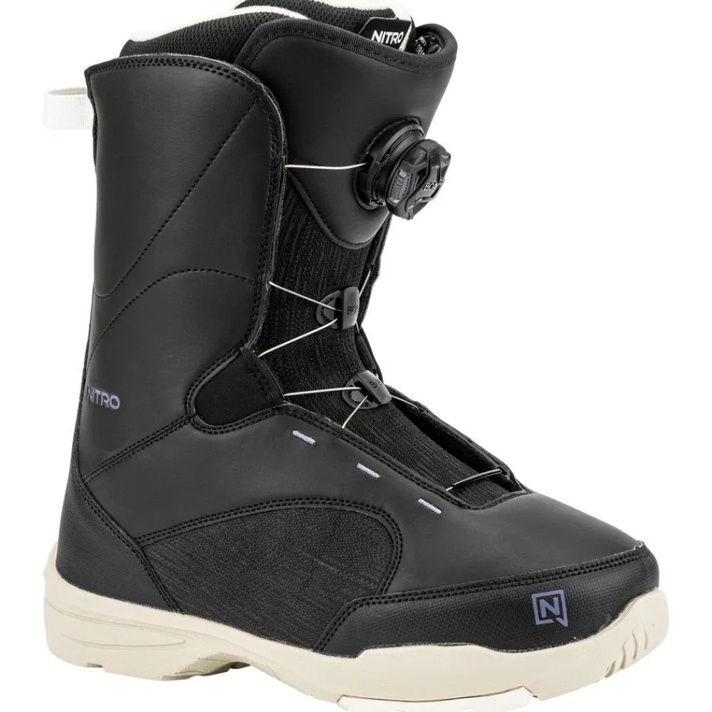 Boots Flora Boa Black Femme Boots Femme