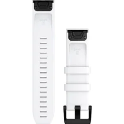Montres Gps|Montre Connectée<Garmin Bracelet Quickfit22 Blanc Fermoir Acier Inox Noir