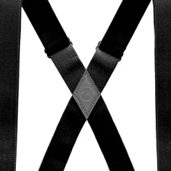 Hot Bretelles Jessup Suspenders Midnighter Black Bretelles