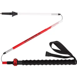 Discount Bâton Sonic Alu Plus 115-135 Black Red Bâtons De Marche Pliable