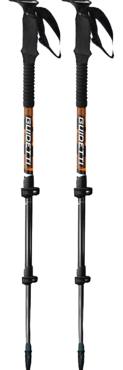 Bâtons Téléscopiques|Bâtons Femme<Guidetti Bâton Horizon 3 Black Orange