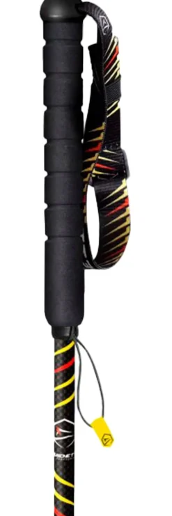 Bâtons Trail<Guidetti Bâton Platinium Aero Carbone Perf Noir Jaune