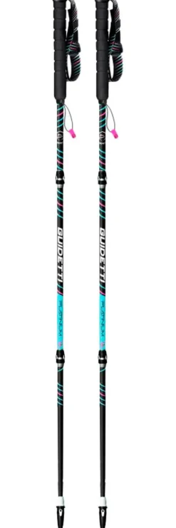Hot Bâton Platinium Aero Carbone Pulse Noir Turquoise Bâtons Trail