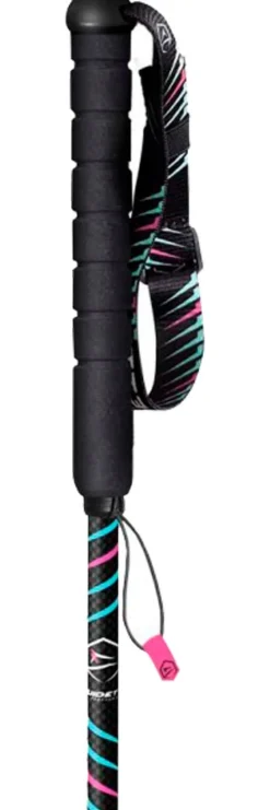 Hot Bâton Platinium Aero Carbone Pulse Noir Turquoise Bâtons Trail