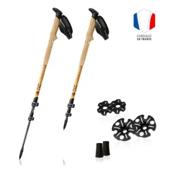 Bâtons De Randonnée Carbone|Bâtons De Marche Télescopique<Guidetti Bâton Terre De Trek Light Bois Noir