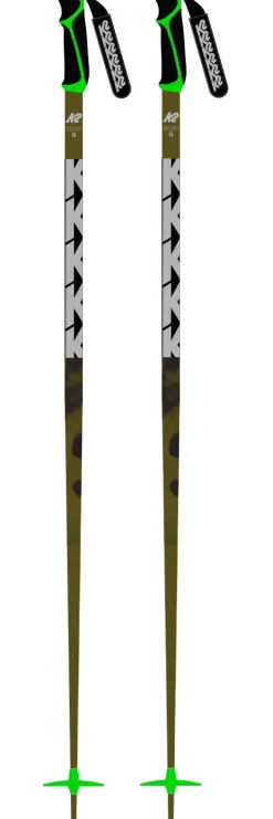 Bâtons Femme|Bâtons Homme<K2 Bâton Freeride 18 Green