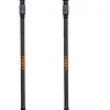 New Bâton Quick Stick Compact Carbon Black Orange Bâtons De Randonnée Carbone|Bâtons De Marche Pliable