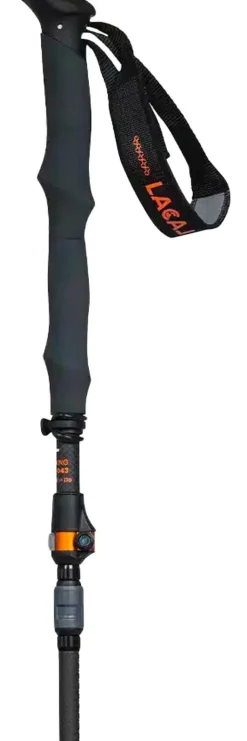 New Bâton Quick Stick Compact Carbon Black Orange Bâtons De Randonnée Carbone|Bâtons De Marche Pliable