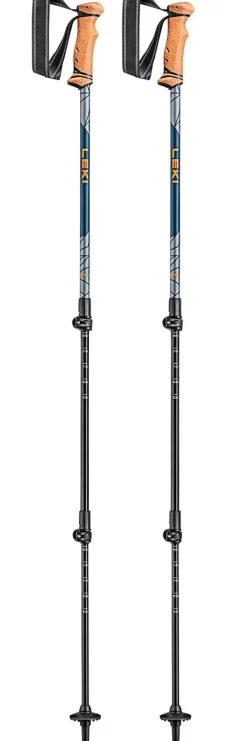 Bâtons De Marche Télescopique<Leki Bâton Legacy Lite Orange Denim Blue Light Anthracite