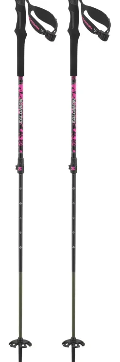New Bâton Qst Carbon S3 Black Sugar Plum Femme Bâtons Téléscopiques|Bâtons Femme