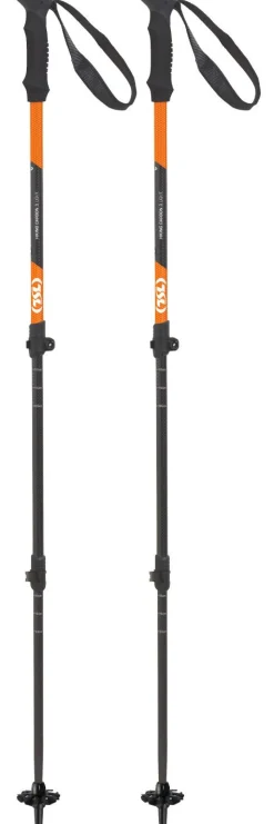 Online Bâton Hiking Carbon 3 Light Twist Black Orange Bâtons De Randonnée Carbone|Bâtons De Marche Télescopique