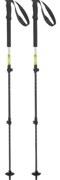 Discount Bâton Hiking Carbon Compact 3 Cross Twist Black Green Bâtons De Randonnée Carbone|Bâtons De Marche Télescopique