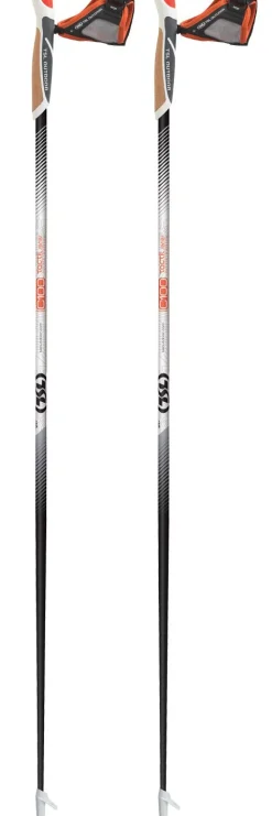 New Bâton Tactil C100 Cork Spike Black White Bâtons Marche Nordique