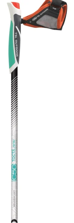 Clearance Bâton Tactil C50 Slim Spike Green Opal Bâtons Marche Nordique