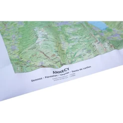 Carte 3D<Deniveles Carte 3D Lac d'Annecy