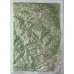 Carte 3D<Deniveles Carte 3D Le Chablais Est