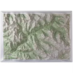 Carte 3D<Deniveles Carte 3D Le Queyras