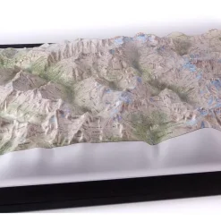 Carte 3D<Deniveles Carte 3D Les Ecrins Nord